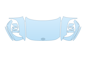 2027 HYUNDAI IONIQ 9 LIMITED HOOD FENDERS MIRRORS FULL (WRAPPED EDGES)