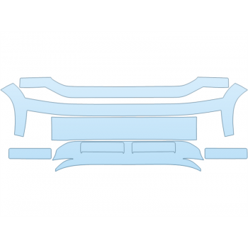 2026 HYUNDAI IONIQ 9 PREFERRED BUMPER PPF kit 2026 HYUNDAI IONIQ 9 PREFERRED BUMPER paint protection film kit