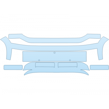 2026 HYUNDAI IONIQ 9 PREFERRED BUMPER W SENSORS PPF kit 2026 HYUNDAI IONIQ 9 PREFERRED BUMPER W SENSORS paint protection film kit
