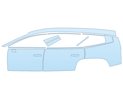 2026 HYUNDAI IONIQ 9 PREFERRED FULL DRIVER SIDE PPF kit 2026 HYUNDAI IONIQ 9 PREFERRED FULL DRIVER SIDE paint protection film kit