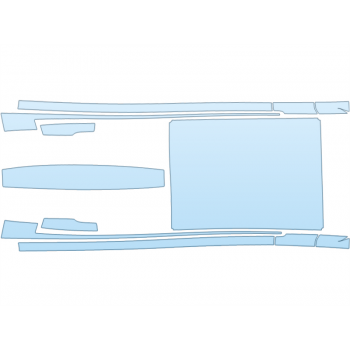 2026 HYUNDAI IONIQ 9 PREFERRED FULL ROOF W/PANO SUNROOF PPF kit 2026 HYUNDAI IONIQ 9 PREFERRED FULL ROOF W/PANO SUNROOF paint protection film kit