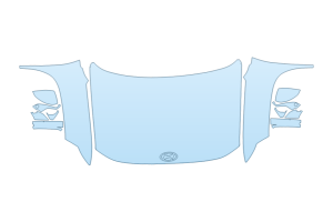 2027 HYUNDAI IONIQ 9 PREFERRED HOOD FENDERS MIRRORS FULL (WRAPPED EDGES)