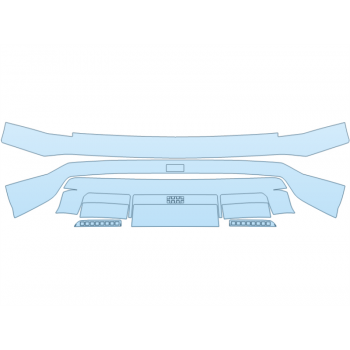 2026 HYUNDAI IONIQ 9 PREFERRED LUXURY REAR BUMPER PPF kit 2026 HYUNDAI IONIQ 9 PREFERRED LUXURY REAR BUMPER paint protection film kit