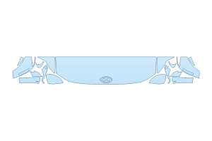 2027 HYUNDAI IONIQ 9 PREFERRED LUXURY HOOD FENDERS MIRRORS 18 INCH STRAIGHT (WRAPPED EDGES)
