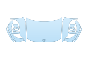 2027 HYUNDAI IONIQ 9 PREFERRED LUXURY HOOD FENDERS MIRRORS FULL (WRAPPED EDGES)