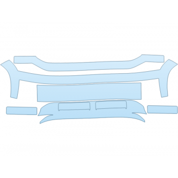 2026 HYUNDAI IONIQ 9 S BUMPER PPF kit 2026 HYUNDAI IONIQ 9 S BUMPER paint protection film kit