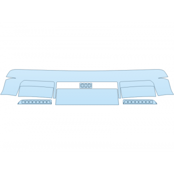 2026 HYUNDAI IONIQ 9 S REAR BUMPER PPF kit 2026 HYUNDAI IONIQ 9 S REAR BUMPER paint protection film kit