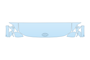 2027 HYUNDAI IONIQ 9 S HOOD FENDERS MIRRORS 18 INCH STRAIGHT (WRAPPED EDGES)