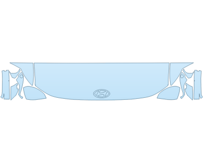 2026 HYUNDAI IONIQ 9 S HOOD FENDERS MIRRORS 18 INCH STRAIGHT (WRAPPED EDGES) PPF kit 2026 HYUNDAI IONIQ 9 S HOOD FENDERS MIRRORS 18 INCH STRAIGHT (WRAPPED EDGES) paint protection film kit