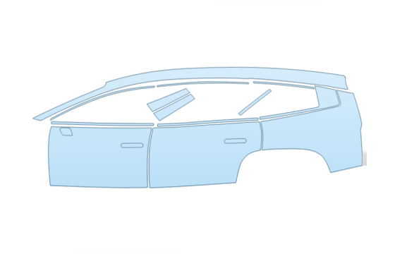 2027 HYUNDAI IONIQ 9 S FULL DRIVER SIDE paint protection film kit