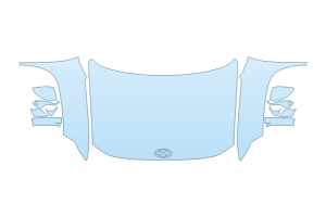 2027 HYUNDAI IONIQ 9 S HOOD FENDERS MIRRORS FULL (WRAPPED EDGES)