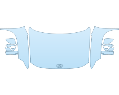 2026 HYUNDAI IONIQ 9 S HOOD FENDERS MIRRORS FULL (WRAPPED EDGES) PPF kit 2026 HYUNDAI IONIQ 9 S HOOD FENDERS MIRRORS FULL (WRAPPED EDGES) paint protection film kit