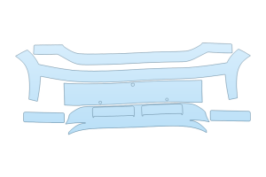 2027 HYUNDAI IONIQ 9 SE BUMPER W SENSORS