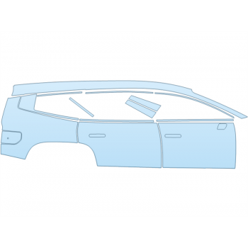 2026 HYUNDAI IONIQ 9 SE FULL PASSENGER SIDE PPF kit 2026 HYUNDAI IONIQ 9 SE FULL PASSENGER SIDE paint protection film kit