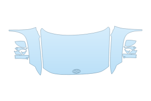 2027 HYUNDAI IONIQ 9 SE HOOD FENDERS MIRRORS FULL (WRAPPED EDGES)