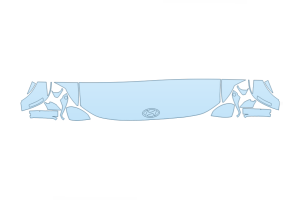 2027 HYUNDAI IONIQ 9 SEL HOOD FENDERS MIRRORS 18 INCH STRAIGHT (WRAPPED EDGES)