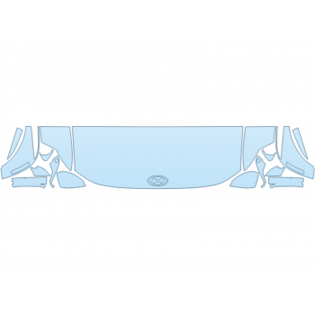 2026 HYUNDAI IONIQ 9 SEL HOOD FENDERS MIRRORS 24 INCH STRAIGHT (WRAPPED EDGES) PPF kit 2026 HYUNDAI IONIQ 9 SEL HOOD FENDERS MIRRORS 24 INCH STRAIGHT (WRAPPED EDGES) paint protection film kit