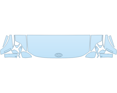 2026 HYUNDAI IONIQ 9 SEL HOOD FENDERS MIRRORS 24 INCH STRAIGHT (WRAPPED EDGES) PPF kit 2026 HYUNDAI IONIQ 9 SEL HOOD FENDERS MIRRORS 24 INCH STRAIGHT (WRAPPED EDGES) paint protection film kit