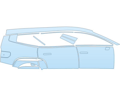 2026 HYUNDAI IONIQ 9 SEL FULL PASSENGER SIDE PPF kit 2026 HYUNDAI IONIQ 9 SEL FULL PASSENGER SIDE paint protection film kit