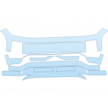 2026 HYUNDAI IONIQ 9 SEL BUMPER PPF kit 2026 HYUNDAI IONIQ 9 SEL BUMPER paint protection film kit