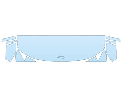 2026 JEEP GRAND CHEROKEE L ALTITUDE HOOD FENDERS MIRRORS 18 INCH STRAIGHT (WRAPPED EDGES) PPF kit 2026 JEEP GRAND CHEROKEE L ALTITUDE HOOD FENDERS MIRRORS 18 INCH STRAIGHT (WRAPPED EDGES) paint protection film kit