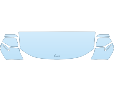 2026 JEEP GRAND CHEROKEE L ALTITUDE HOOD FENDERS MIRRORS 24 INCH STRAIGHT (WRAPPED EDGES) PPF kit 2026 JEEP GRAND CHEROKEE L ALTITUDE HOOD FENDERS MIRRORS 24 INCH STRAIGHT (WRAPPED EDGES) paint protection film kit