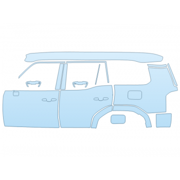 2026 LEXUS GX 550 LUXURY+ DRIVER SIDE PPF kit 2026 LEXUS GX 550 LUXURY+ DRIVER SIDE paint protection film kit