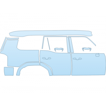 2026 LEXUS GX 550 PREMIUM+ PASSENGER SIDE PPF kit 2026 LEXUS GX 550 PREMIUM+ PASSENGER SIDE paint protection film kit