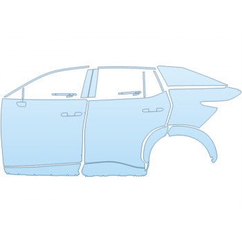 2026 LEXUS RZ 300E LUXURY DRIVER SIDE PPF kit 2026 LEXUS RZ 300E LUXURY DRIVER SIDE paint protection film kit