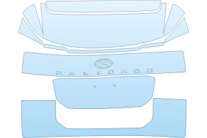 2027 HYUNDAI PALISADE CALLIGRAPHY FULL REAR HATCH NO BADGES