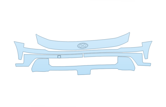2027 HYUNDAI PALISADE LIMITED BUMPER paint protection film kit