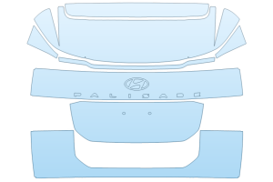 2027 HYUNDAI PALISADE PREFERRED TREND FULL REAR HATCH NO BADGES