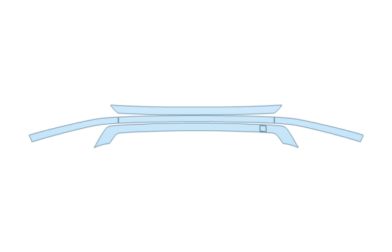2027 HYUNDAI PALISADE SE REAR BUMPER paint protection film kit