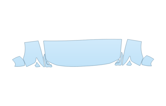 2027 HYUNDAI PALISADE SE HOOD FENDERS MIRRORS 24 INCH STRAIGHT (WRAPPED EDGES) PPF kit 2027 HYUNDAI PALISADE SE HOOD FENDERS MIRRORS 24 INCH STRAIGHT (WRAPPED EDGES) paint protection film kit