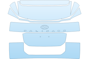 2027 HYUNDAI PALISADE SE FULL REAR HATCH NO BADGES