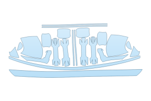 2027 HYUNDAI PALISADE SE MIRRORS DOOR CUPS DOOR EDGES LUGGAGE AREA