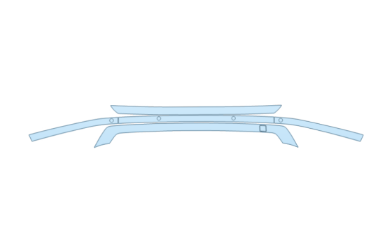 2027 HYUNDAI PALISADE SEL CONVENIENCE REAR BUMPER PPF kit 2027 HYUNDAI PALISADE SEL CONVENIENCE REAR BUMPER paint protection film kit