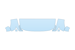 2027 HYUNDAI PALISADE SEL PREMIUM HOOD FENDERS MIRRORS 24 INCH STRAIGHT (WRAPPED EDGES)