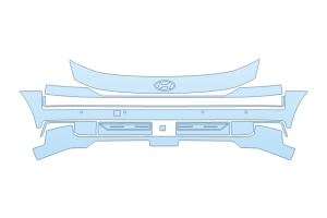 2027 HYUNDAI PALISADE ULTIMATE CALLIGRAPHY BUMPER W SENSORS