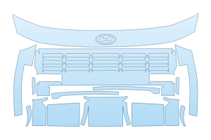2027 HYUNDAI PALISADE XRT PRO BUMPER