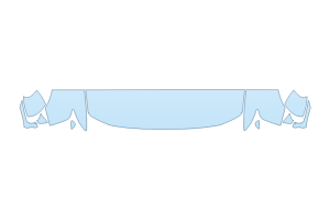 2027 HYUNDAI PALISADE XRT PRO HOOD FENDERS MIRRORS 18 INCH STRAIGHT (WRAPPED EDGES)