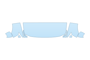 2027 HYUNDAI PALISADE XRT PRO HOOD FENDERS MIRRORS 24 INCH STRAIGHT (WRAPPED EDGES)