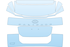 2027 HYUNDAI PALISADE XRT PRO FULL REAR HATCH XRT EMBLEM