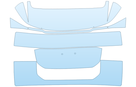 2027 HYUNDAI PALISADE XRT PRO REAR HATCH paint protection film kit