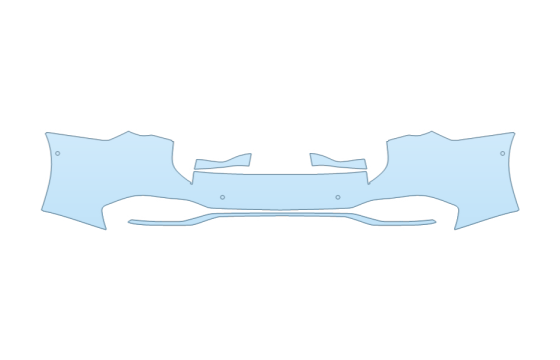 2026 AUDI A5 PROGRESSIV REAR BUMPER W SENSORS W/S-LINE PKG PPF kit 2026 AUDI A5 PROGRESSIV REAR BUMPER W SENSORS W/S-LINE PKG paint protection film kit