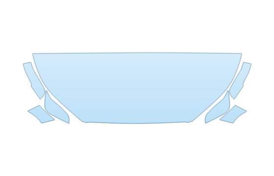 2026 TOYOTA COROLLA CROSS HYBRID S HOOD FENDERS MIRRORS 24 INCH STRAIGHT (WRAPPED EDGES) PPF kit 2026 TOYOTA COROLLA CROSS HYBRID S HOOD FENDERS MIRRORS 24 INCH STRAIGHT (WRAPPED EDGES) paint protection film kit