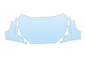 2026 TOYOTA COROLLA CROSS HYBRID S HOOD FENDERS MIRRORS FULL (WRAPPED EDGES)
