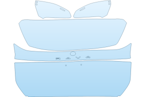 2027 TOYOTA RAV4 SE FULL REAR HATCH NO EMBLEMS