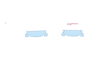 2027 FORD BRONCO SPORT HERITAGE EDITION HOOD FENDERS MIRRORS 24 INCH STRAIGHT (WRAPPED EDGES)