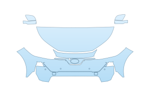 2027 SUBARU UNCHARTED PARTIAL HOOD FENDERS FRONT BUMPER AND SIDE MIRRORS